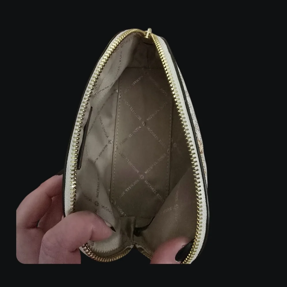 Michael Kors Monogram Cosmetic Bag